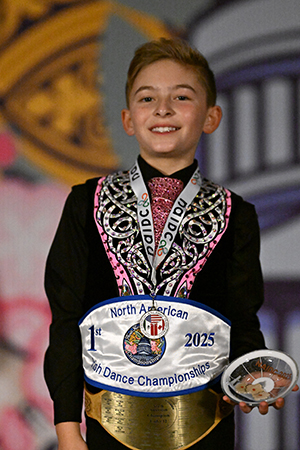 Carter at Irish Dancing Nationals